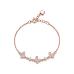 Silver Flutter Butterfly Bracelet