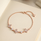 Silver Flutter Butterfly Bracelet