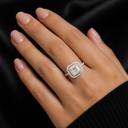 Aurora Halo Ring - Adjustable