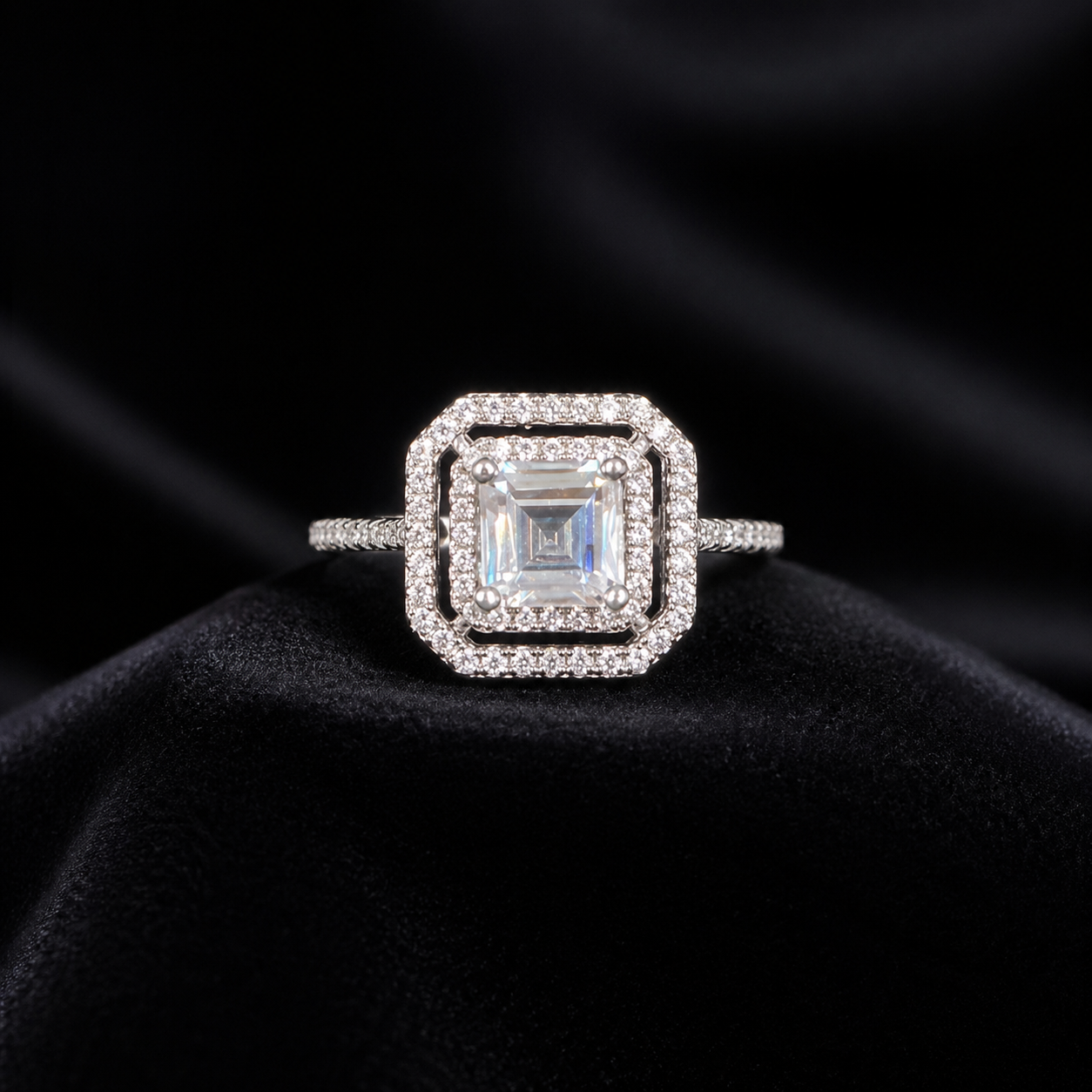 Aurora Halo Ring - Adjustable