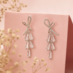 Celeste Bow Drop Earrings
