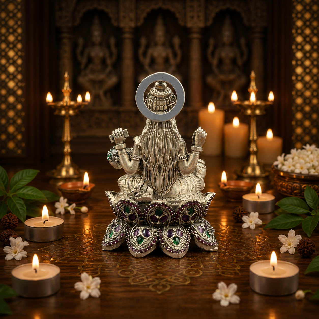 Veena Vibhuti Saraswati Idol