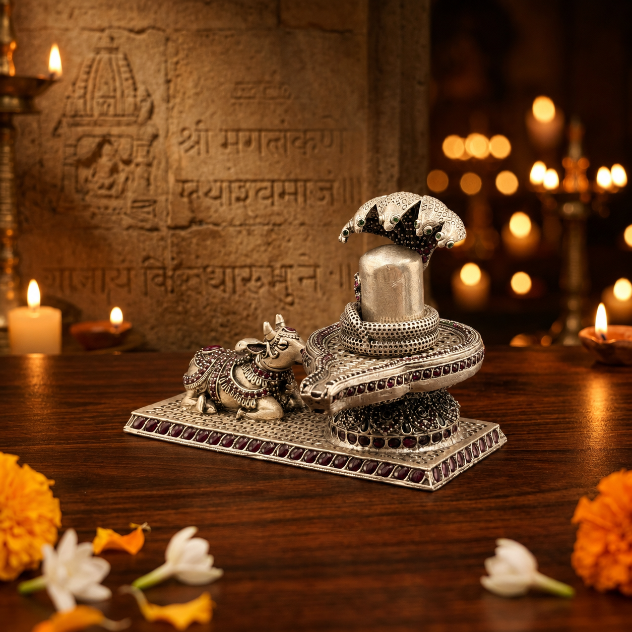 Rudra Nandi Shivling Divine Ensemble