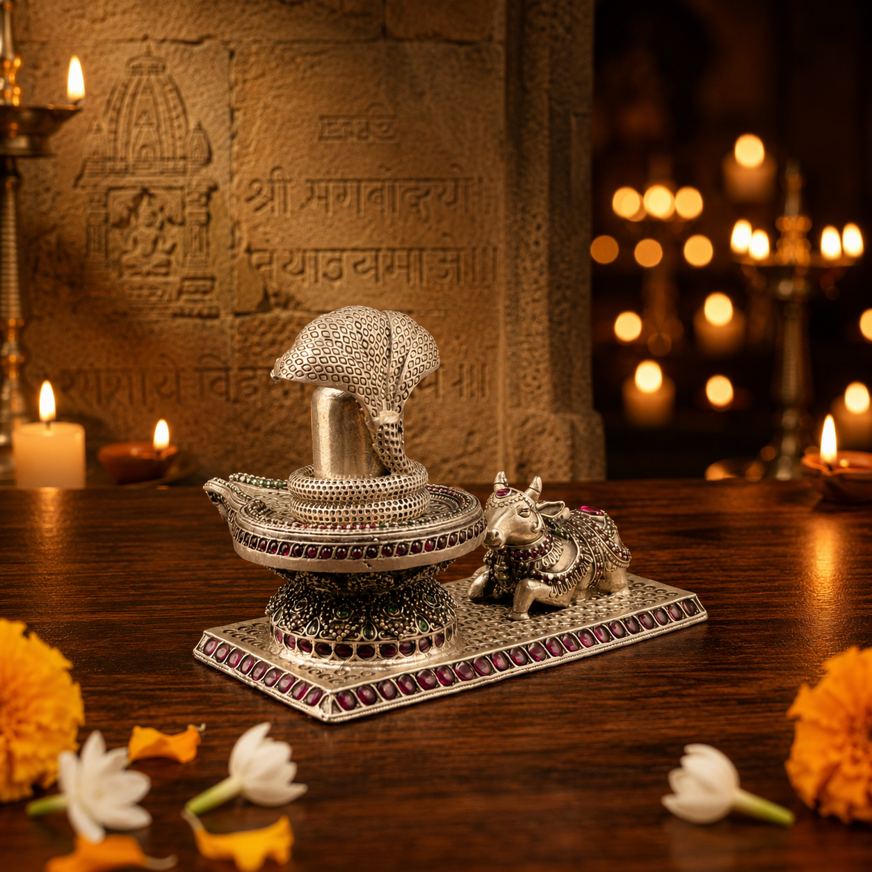 Rudra Nandi Shivling Divine Ensemble