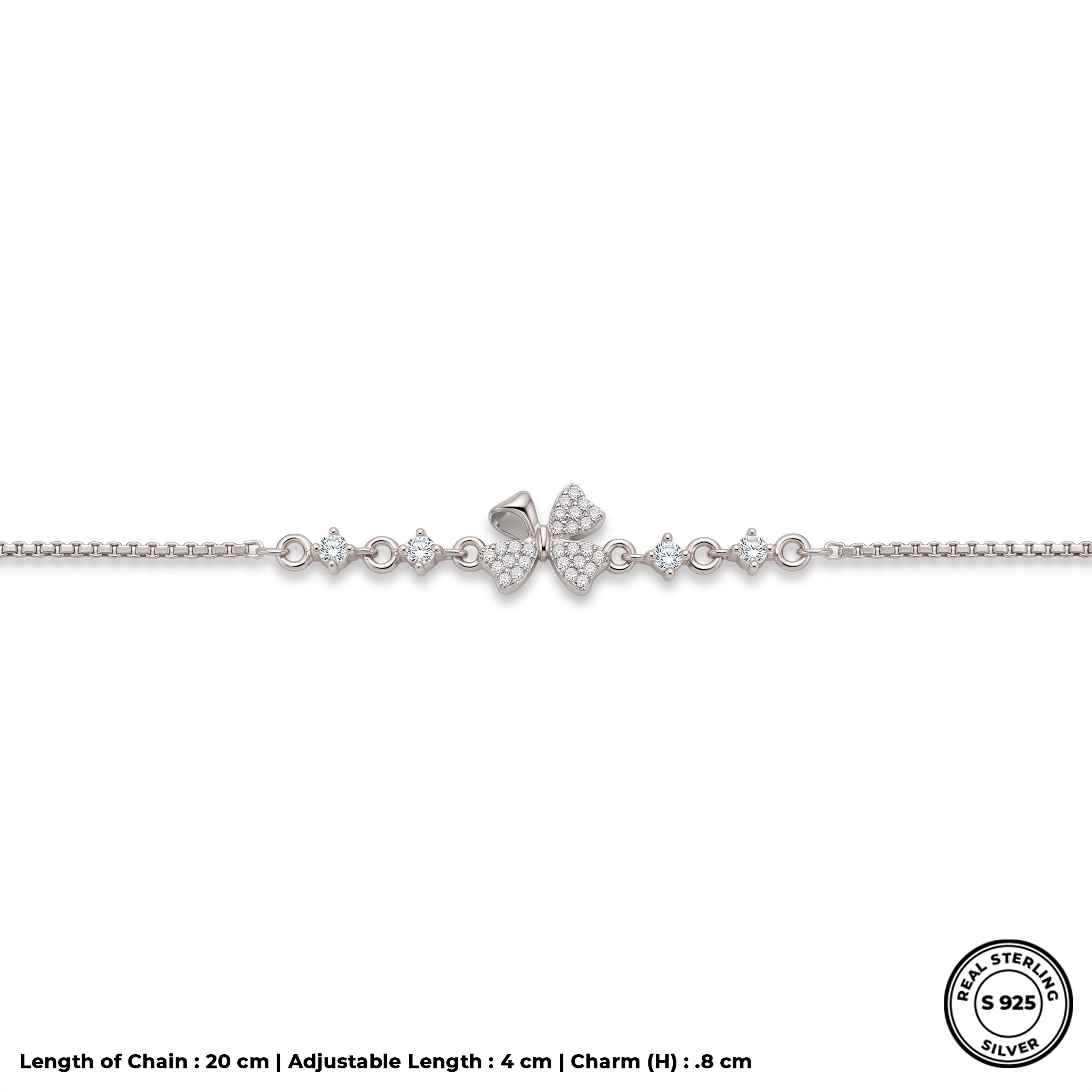 Silver Butterfly Bracelet