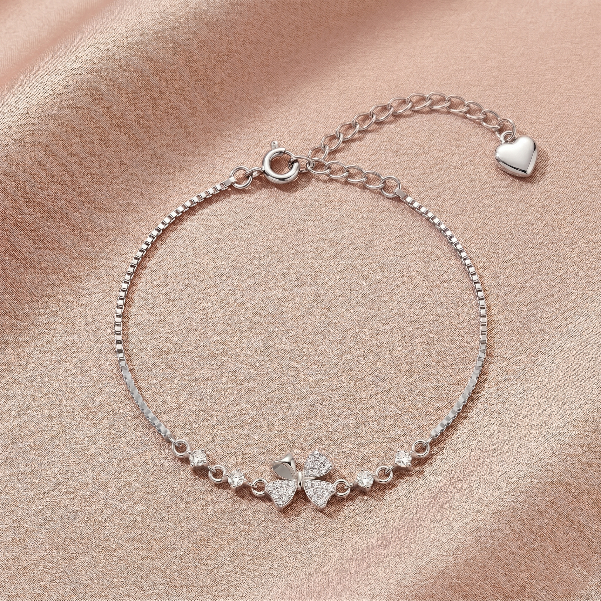 Silver Butterfly Bracelet