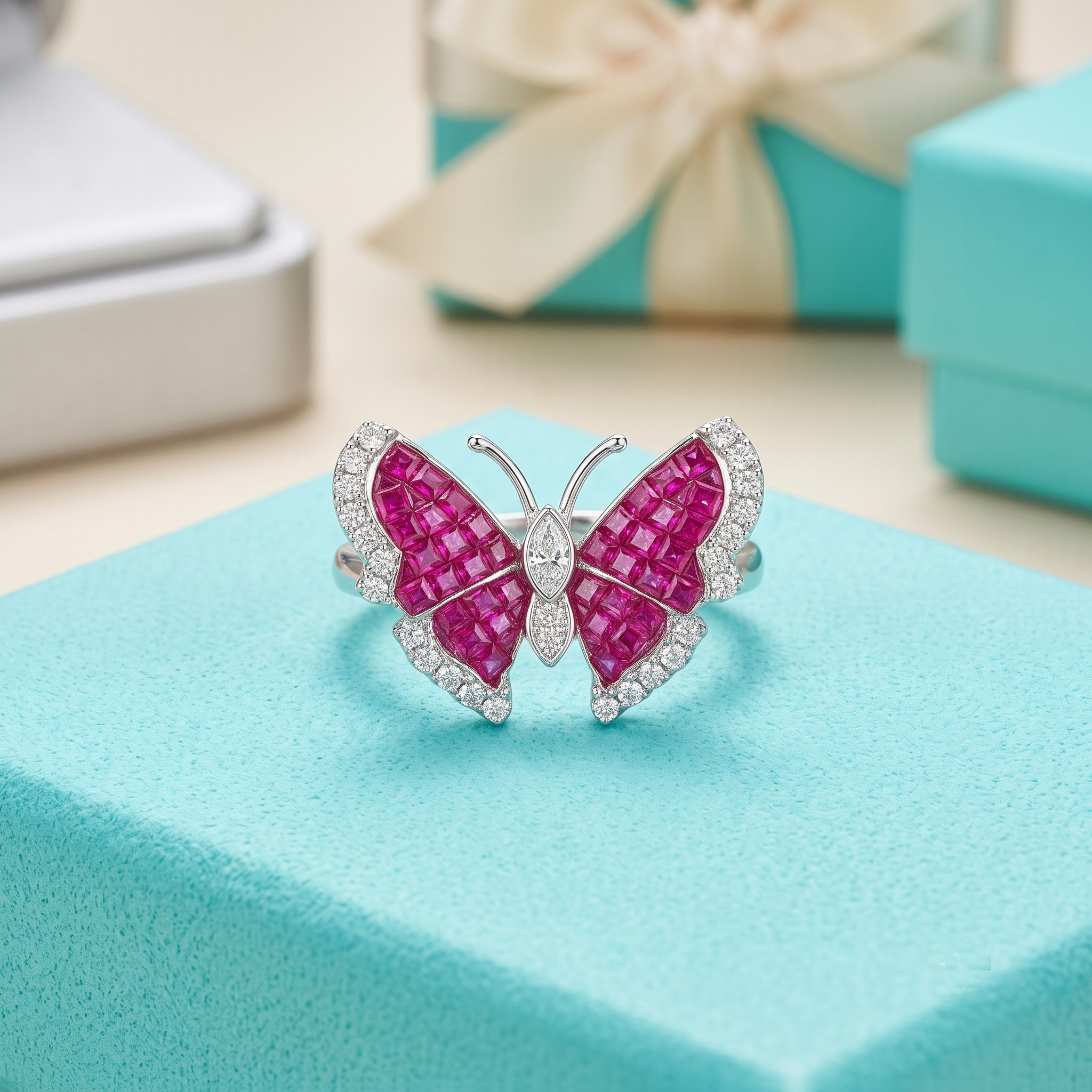 Ruby Papillon Ring